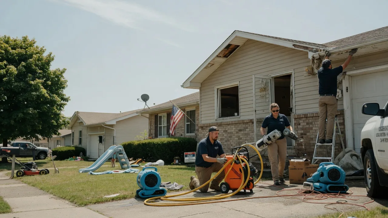 Water Damage Restoration in Mill Shoals, IL near me